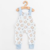 Dětské bavlněné lacláčky New Baby Biscuits modrá - velikost 56 (0-3m)