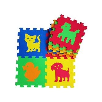 Siva Pěnové puzzle pro děti - zvířata