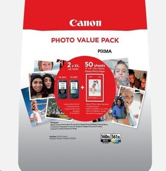 Canon CARTRIDGE CRG PG-560XL/CL-561XL PHOTO VALUE pro PIXMA TS535x,745x (360 str.)