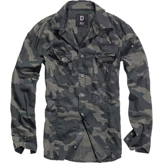 Košile SLIM DARK CAMO vel.XL