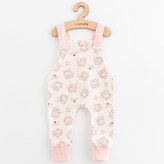 Dětské bavlněné lacláčky New Baby Biscuits růžová - velikost 86 (12-18m)