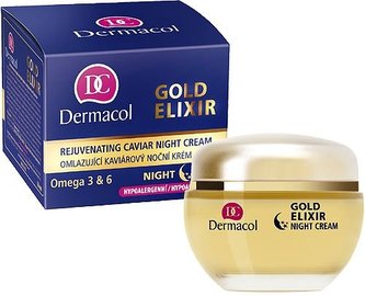 Dermacol Omlazující kaviárový noční krém (Gold Elixir Night Cream) 50 ml woman