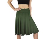 Letní sukně SAJJA, khaki zelená