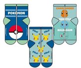 SADA 3 KS PONOŽKY POKÉMON - velikost 31-34