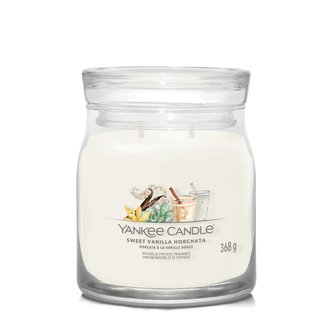 Svíčka Yankee Candle - SWEET VANILLA HORCHATA, střední