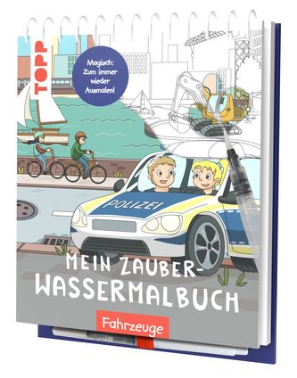Mein Zauber-Wassermalbuch Fahrzeuge