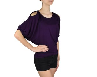 Dámská letní halenka SUSIL, tmavě fialová