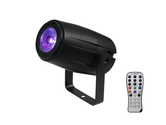 Eurolite LED PST-5 Spot reflektor, 1x5W QCL, IR, černý