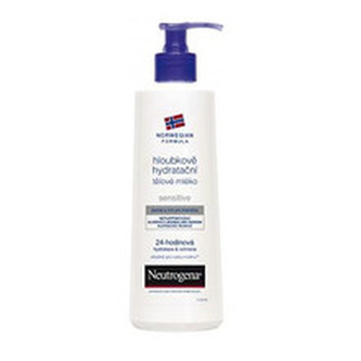 Neutrogena Hloubkově hydratační tělové mléko pro citlivou pokožku 24 H Hloubkově hydratační tělové mléko pro citlivou pokožku 24 H - Objem 400 ml woman