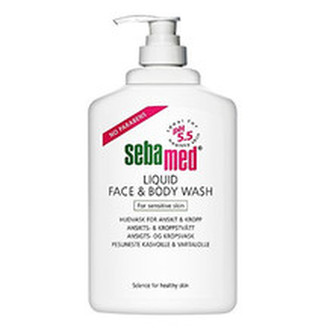 Sebamed Jemná mycí emulze na obličej a tělo s pumpičkou Classic (Liquid Face & Body Wash) 400 ml woman