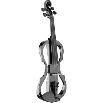 Stagg EVN X-4/4 MBK, elektrické housle s pouzdrem a sluchátky, černá metalíza Stagg EVN X-4/4 MBK, elektrické housle s pouzdrem a sluchátky, černá metalíza
