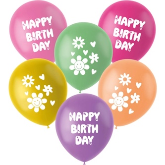 Latexové balonky Boho Girlz 6 ks