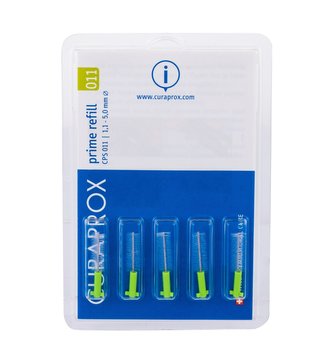 Curaprox Náhradní mezizubní kartáčky Prime 1,1 - 5 mm Zelené (Refill) Náhradní mezizubní kartáčky Prime 1,1 - 5 mm Zelené (Refill) - Varianta 5 ks unisex