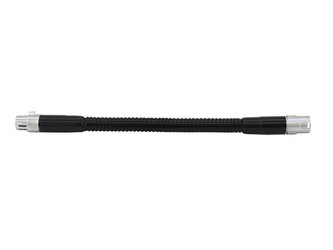 Husí krk XLR/XLR, 47cm, černý