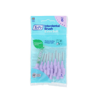 TePe Mezizubní kartáčky Exra Soft 8 ks Mezizubní kartáčky Exra Soft 8 ks - Varianta 1,1 mm fialový unisex