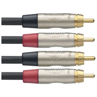Stagg NTC6CR, kabel dvojitý RCA/RCA, 6m