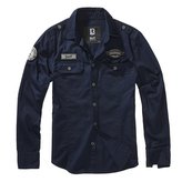 Košile LUIS VINTAGE dlouhý rukáv MODRÁ vel.L