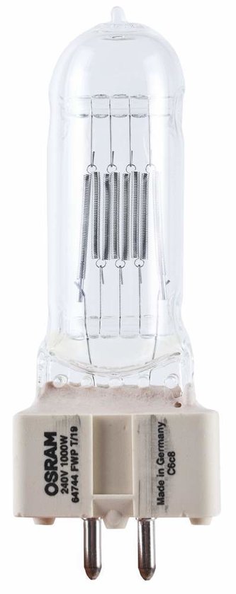 230V/1000W GX 9,5 LL 64744 HLX T19 Osram
