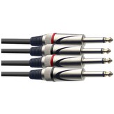 Stagg STC10P, kabel dvojitý 2x JACK/2x JACK, 10m