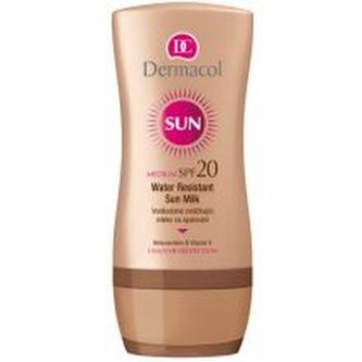 Dermacol Voděodolné zvláčňující mléko na opalování SPF 20 Sun (Water Resistant Sun Milk) 200 ml unisex