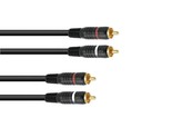 Kabel CC-06, propojovací kabel 2x 2 RCA zástrčka HighEnd, 60cm