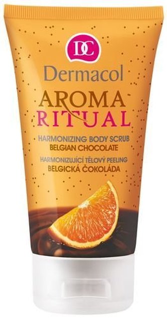 Dermacol Harmonizující tělový peeling Belgická Čokoláda s Pomerančem 150 ml woman