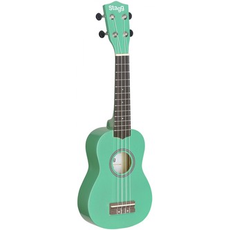 Stagg US GRASS, sopránové ukulele, zelené Stagg US GRASS, sopránové ukulele, zelené