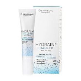 DERMEDIC Oční krém pro dehydratovanou suchou pleť Hydrain3 Hialuro 15 g unisex
