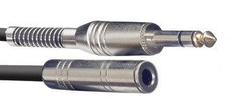 Stagg SAC6PSJS DL, kabel stereo Jack samec/stereo Jack samice, 6m