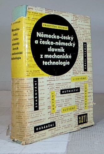 německo-český a česko-německý slovník z mechanické technologie