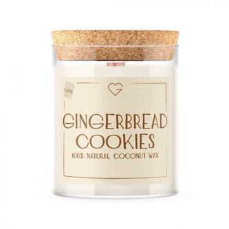 Svíčka s dřevěným praskajícím knotem - Gingerbread Cookies 160 g Svíčka s dřevěným praskajícím knotem - Gingerbread Cookies 160 g