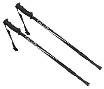 Trekingové hole CALTER® KOHALA, 3-dílné, pár, černé