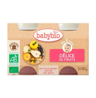 BABYBIO - svačinka ovocná směs 2x130 g