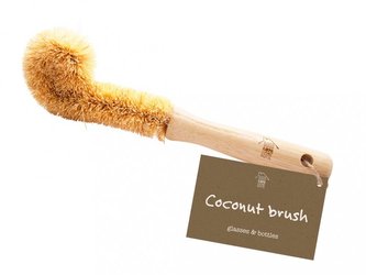 Kokosový kartáč na sklenice a lahve