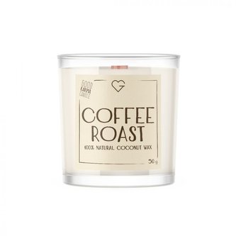Svíčka s dřevěným praskajícím knotem – Coffee Roast 50 g
