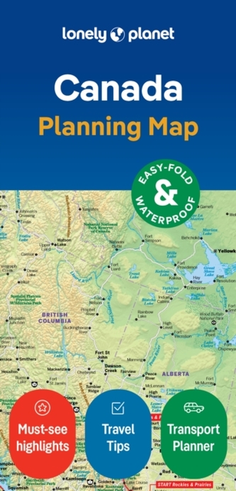 Lonely Planet Canada Planning Map Lonely Planet Canada Planning Map