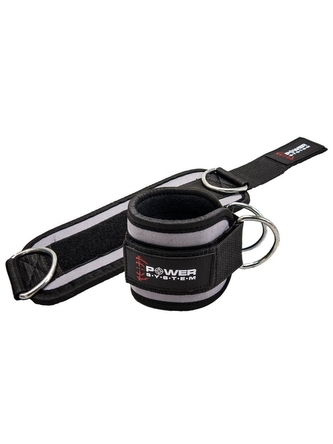 Power System - Kotníkový adaptér Ankle straps Gym guy 3460 - grey šedý