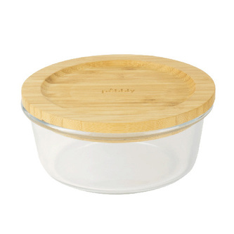 PKV-017 Skleněná dóza na jídlo, kulatá