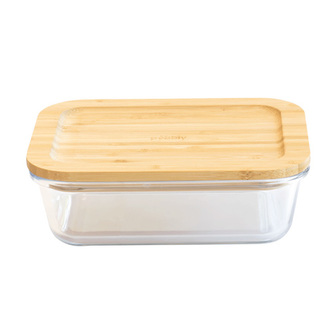 PKV-037 Skleněná dóza na jídlo, obdélník