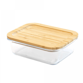 PKV-010 Skleněná dóza na jídlo, obdélník