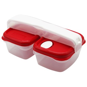 BAMA Svačinový set BREAK, červená