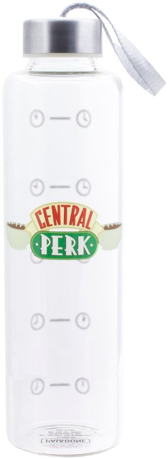 Skleněná láhev na pití Friends|Přátelé: Central Perk (objem 590 ml)