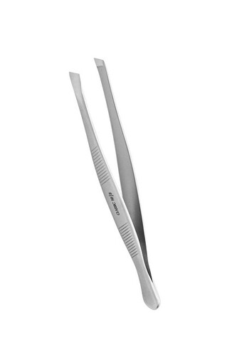 Staleks Classic 10 Type 3 Eyebrow Tweezers - Pinzeta na obočí se širokým zkoseným hrotem pro ženy