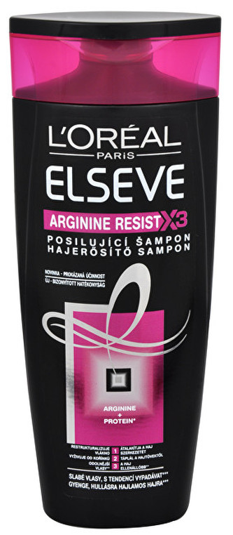 L´Oréal Paris Posilující šampon Elseve Arginine Resist X3 Posilující šampon Elseve Arginine Resist X3 - Objem 400 ml woman