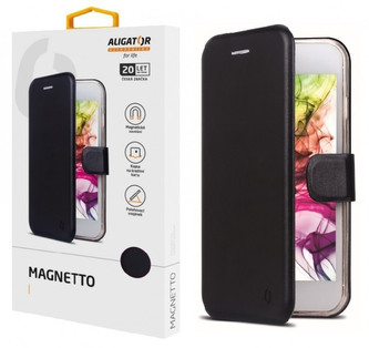 Pouzdro ALIGATOR Magnetto Motorola E40, Black