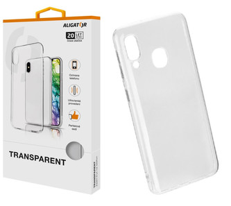 Pouzdro TRANSPARENT ALIGATOR Samsung Galaxy A20e