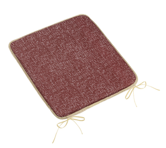 Sedák LADA hladký - Uni tmavě vínová - 40x40 cm hladký