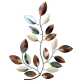 Listy - kovová nástěnná dekorace