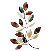 Listy - kovová nástěnná dekorace