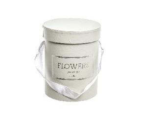 Flower box šedý 15x12 cm